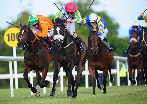 Lake George (noseband) and Daniel Redmond sees them all off in the straight