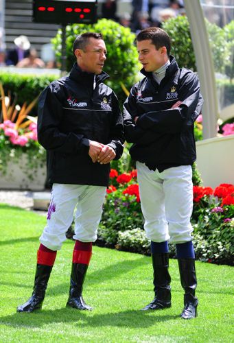 William Buick (right) with Frankie Dettori