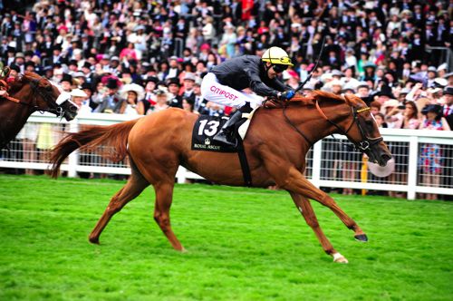 Interception (George Baker) winning the Wokingham at Royal Ascot