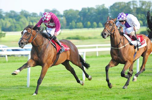 Almadaa is ridden out by Connor King to beat Cruidin & Kevin Manning