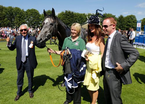 Sir Robert Ogden, left, with Amazing Maria