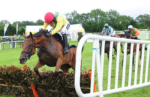 Swansea Mile jumps the last under Ruby Walsh