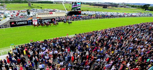 Packed stands at Galway racecourse