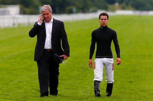 Wesley Ward (left) with Irad Ortiz Jr