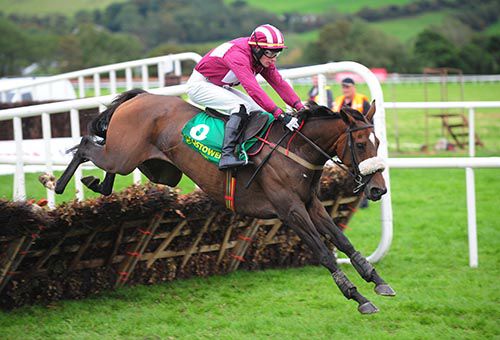 Balofilo clears the last under John Fitzpatrick