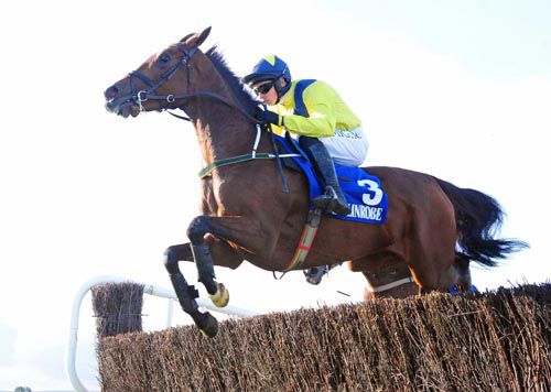 Ballychorus and Adrian Heskin pictured on their way to victory