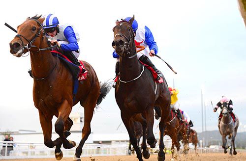 Blood Moon and Colin Keane (left) beats Well Caught and Chris Hayes