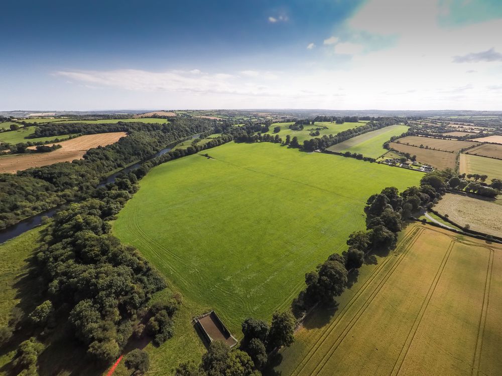 An Ariel shot of Dowth in Co. Meath taken by Noel Meehan