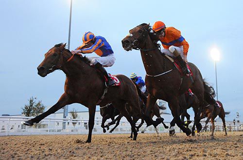 Fire Tree, left, outguns Jaqen H'ghar