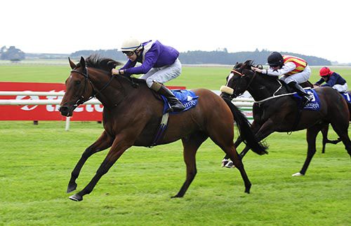 Johann Bach and Donnacha O'Brien win the apprentice handicap