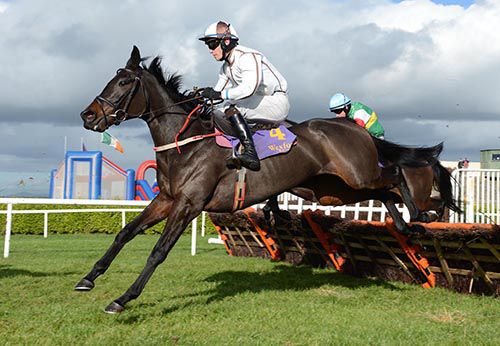 Ma Garrett in action at Wexford 