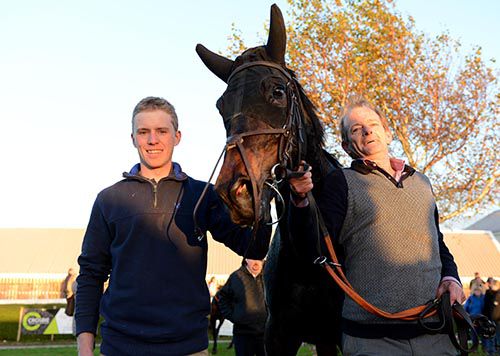 Shane Crawley, left, with Cashelard Lady