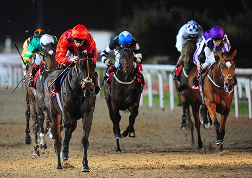 Don't Be (Luke Morris, red) comes home in front