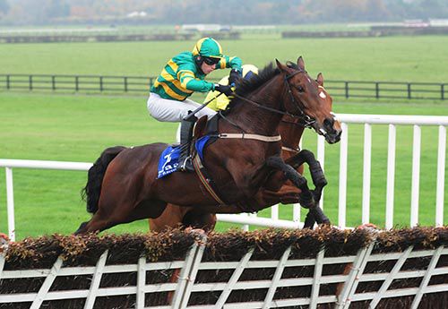 Chesterfieldavenue winning in Naas