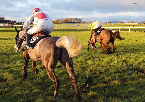 Two Rockers and Finny Maguire (right) nearly handed it to Carrigeen Acebo but were soon back on an even keel for the win