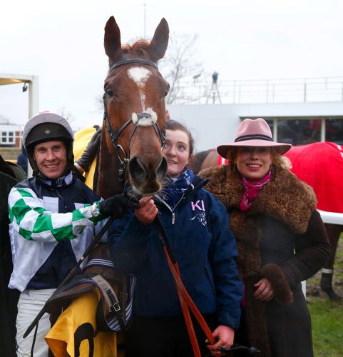 Kerry Lee and Richard Johnson with their raider Top Gamble