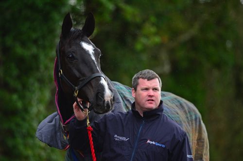 Gordon Elliott pictured with Don Cossack