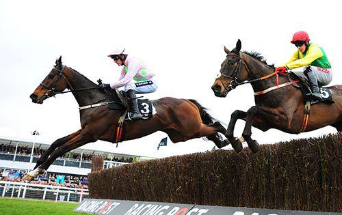 Douvan on his way to victory from Sizing John