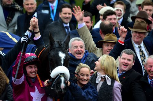 Celebrations after Don Cossack's Cheltenham Gold Cup win