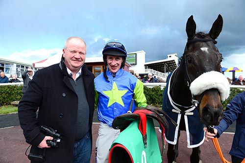 Buyer Beware with jockey Roger Loughran and owner Tim O'Driscoll