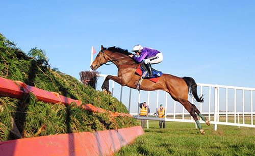 Young Finegan and Phillip Enright clear the last