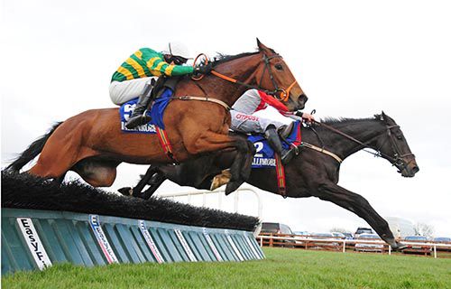 Bye Bye O Bye (farside) leads Spider Web over the last 