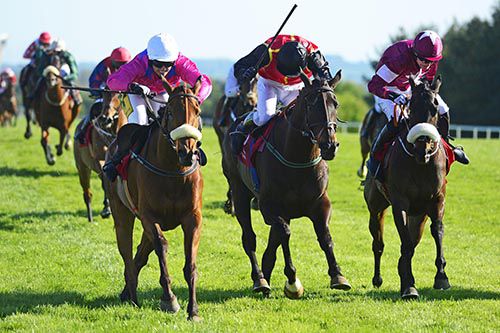 The Birdie Crowe, white cap, finishes best of all