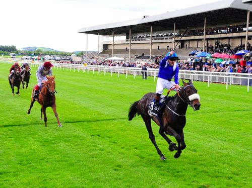 Awtaad winning the 2016 Irish 2,000 Guineas under Chris Hayes