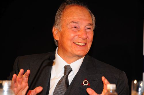 H.H. Aga Khan who passed away earlier this year