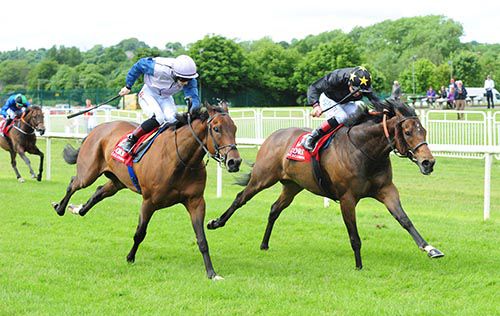 Spirit Quartz and Pat Smullen (right)