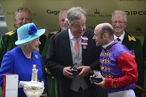 Dartmouth's connections the Queen, Sir Michael Stoute and Oliver Peslier