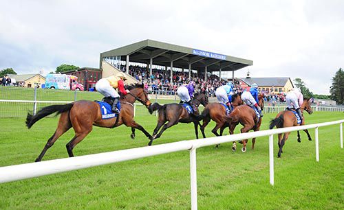 English Pale and Colm O'Donoghue are last with a circuit to run
