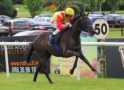 Boyfriend Brian striding out