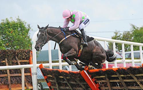 Bamako Moriviere jumps the last under Ruby Walsh