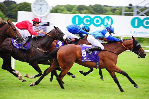 Three Majors is pushed out by Ana O'Brien to beat Sufoof (inside) and Yes I Am