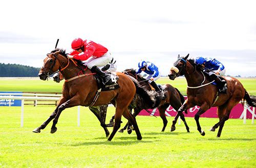 Gordon Lord Byron is ridden out by Billy Lee
