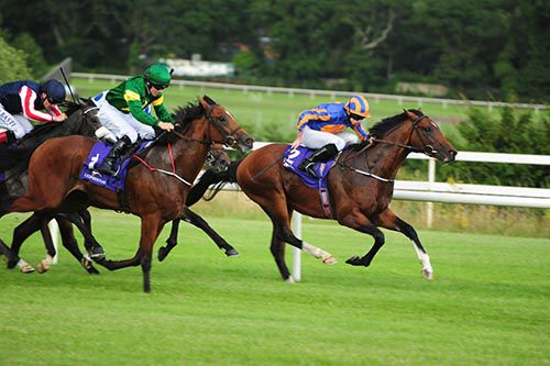 Churchill is ridden out by Ryan Moore to beat Alexios Komnenos