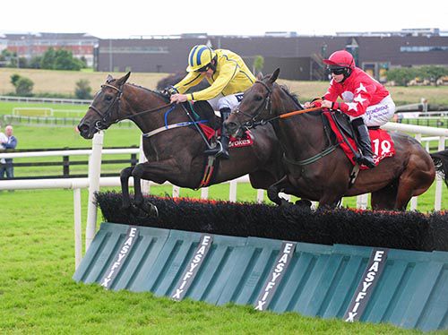 Westerner Lady and Ruby Walsh lead from Supreme Vinnie and Rachael Blackmore