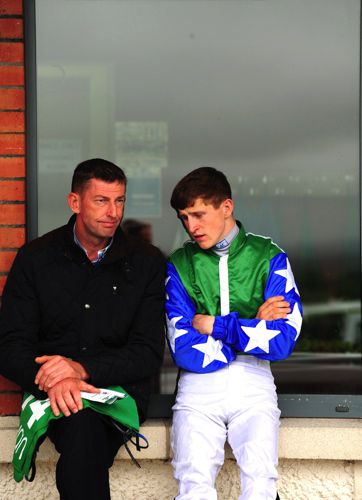 Gavin Cromwell (left) with Gary Halpin