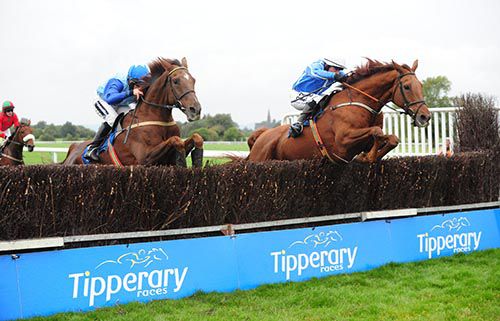 Samanntom, right, takes the glory in Tipperary