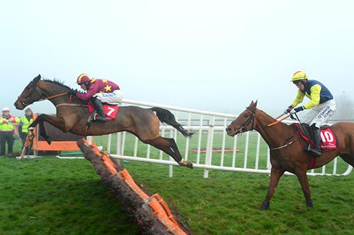 Monalee (David Mullins) in winning action at Punchestown