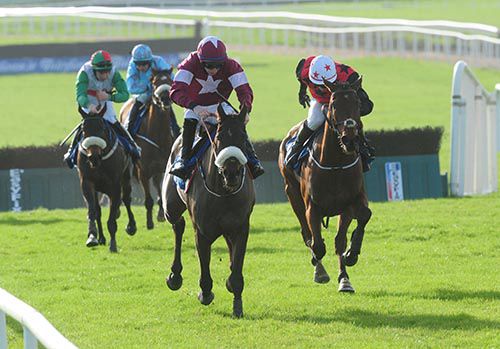 Prospectus (right) chases down Dakota Moirette