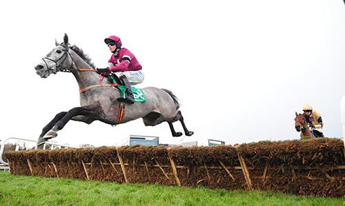 Petit Mouchoir and David Mullins clear the last