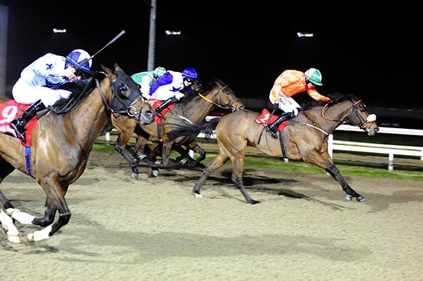 War Room and Jonathan Burke beat the drifting Tennesse Waltz (Shane Kelly, nearside)