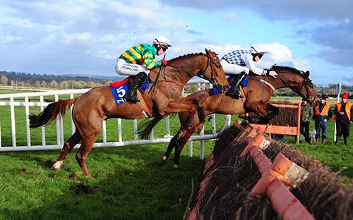 Jimmy Breekie leads eventual winner Never Off Duty