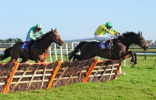 Ballinaboola leads at the last to supply Barry John Foley with a first double 