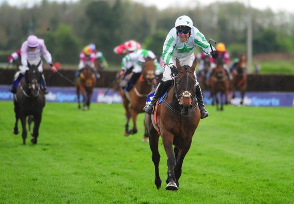 Our Duke finishing well clear of his rivals at Fairyhouse