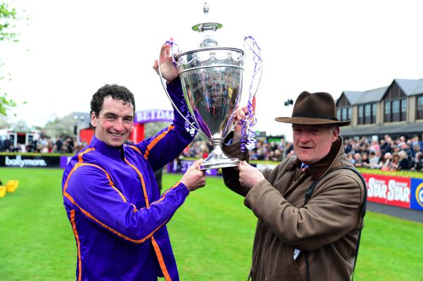 Willie Mullins pictured with his son Patrick