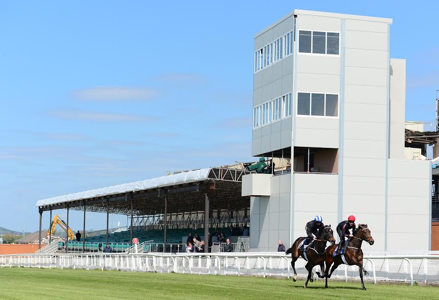 The Curragh's temporary layout
