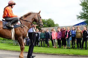Trainer Dick Brabazon introducing Korbous this morning